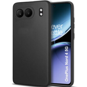 ONEPLUS NORD 4 5G Black Silicon Case - Image 1