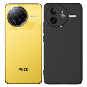 POCO F7 ULTRA 5G Black Silicon Case - Image 1