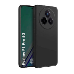 REALME P3 PRO 5G Black Silicon Case - Image 1