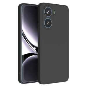 POCO F7 5G Black Silicon Case - Image 1