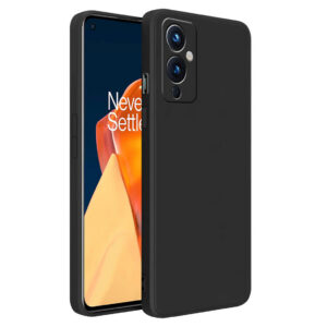 ONEPLUS 9 5G Black Silicon Case - Image 1