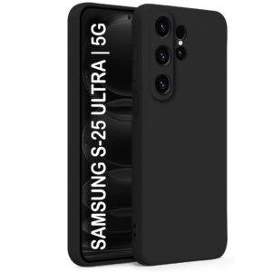 SAMSUNG GALAXY S25 ULTRA 5G Black Silicon Case - Image 1
