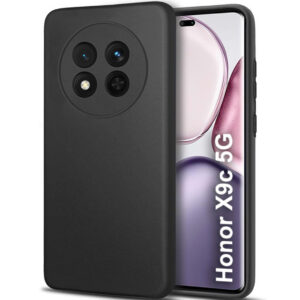 HONOR X9C 5G Black Silicon Case - Image 1