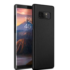 SAMSUNG GALAXY NOTE 8 Black Silicon Case - Image 1