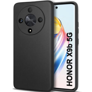 HONOR X9B 5G Black Silicon Case - Image 1