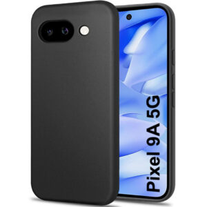 GOOGLE PIXEL 9A Black Silicon Case - Image 1