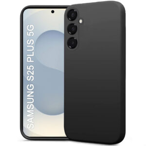 SAMSUNG GALAXY S25 PLUS 5G Black Silicon Case - Image 1