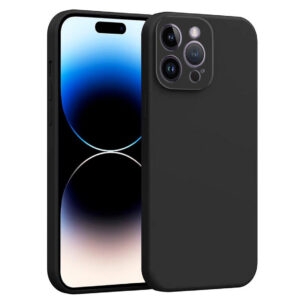 APPLE IPHONE 14 PRO Black Silicon Case - Image 1