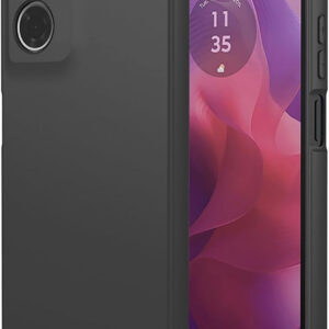 MOTOROLA MOTO E14 4G Black Silicon Case - Image 1