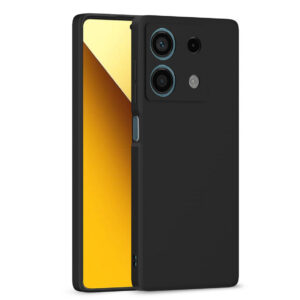 XIAOMI REDMI NOTE 13 5G Black Silicon Case - Image 1