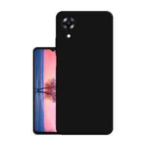 OPPO A17K Black Silicon Case - Image 1