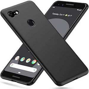 GOOGLE PIXEL 3A Black Silicon Case - Image 1
