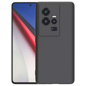IQOO 11 5G Black Silicon Case - Image 1