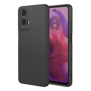 MOTOROLA G24 Black Silicon Case - Image 1