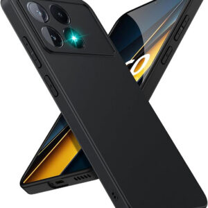 POCO X6 PRO 5G Black Silicon Case - Image 1
