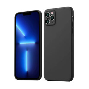 APPLE IPHONE 13 PRO Black Silicon Case - Image 1