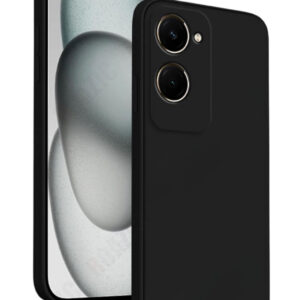 IQOO Z9 LITE 5G Black Silicon Case - Image 1