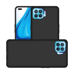 OPPO F17 PRO Black Silicon Case - Image 1
