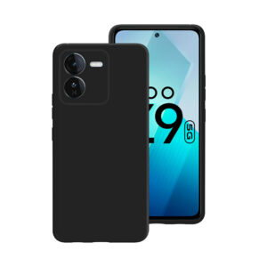 IQOO Z9 5G Black Silicon Case - Image 1