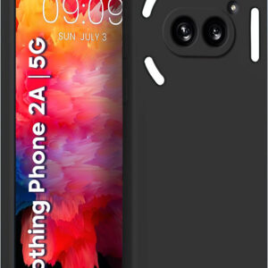 NOTHING PHONE 2A 5G Black Silicon Case - Image 1