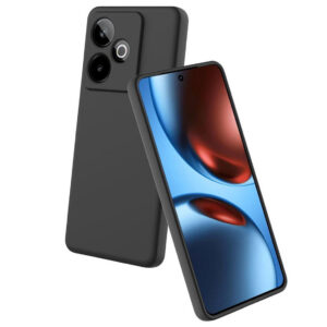REALME GT 7T 5G Black Silicon Case - Image 1