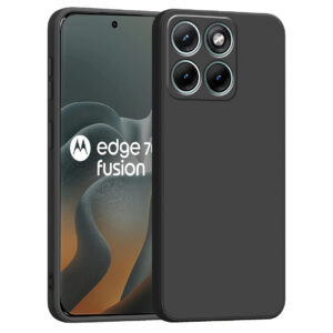 MOTOROLA EDGE 70 FUSION Black Silicon Case - Image 1