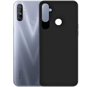 REALME NARZO 20A Black Silicon Case - Image 1