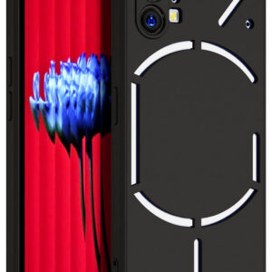 NOTHING PHONE 2 Black Silicon Case - Image 1