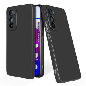 MOTOROLA EDGE 30 5G Black Silicon Case - Image 1