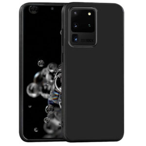 SAMSUNG GALAXY S20 ULTRA Black Silicon Case - Image 1