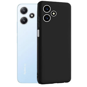 POCO M6 PRO 5G Black Silicon Case - Image 1
