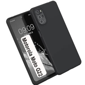 MOTOROLA G22 Black Silicon Case - Image 1