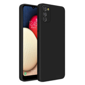 SAMSUNG GALAXY M02S Black Silicon Case - Image 1