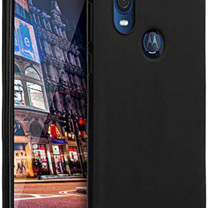 MOTOROLA ONE VISION Black Silicon Case - Image 1