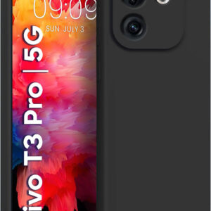 IQOO Z9S PRO 5G Black Silicon Case - Image 1