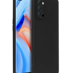 OPPO RENO 4 5G Black Silicon Case - Image 1