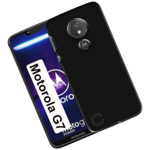 MOTOROLA G7 Black Silicon Case - Image 1