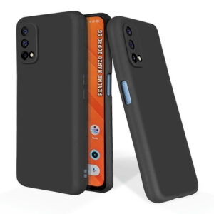REALME NARZO 30 PRO Black Silicon Case - Image 1