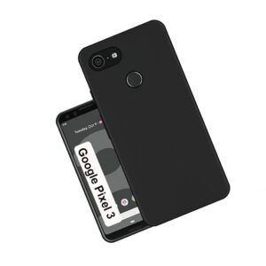 GOOGLE PIXEL 3 Black Silicon Case - Image 1
