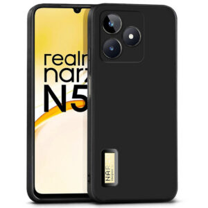 REALME NARZO N53 Black Silicon Case - Image 1