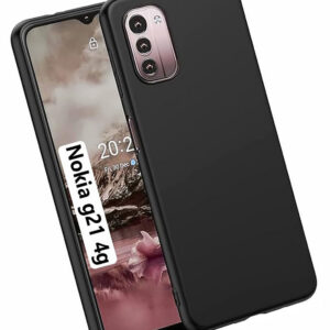 NOKIA G21 4G Black Silicon Case - Image 1
