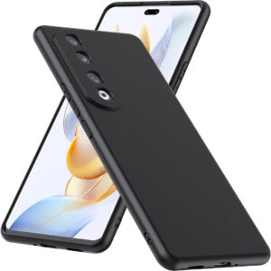 HONOR 90 5G Black Silicon Case - Image 1