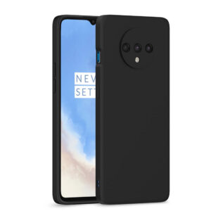 ONEPLUS 7T Black Silicon Case - Image 1