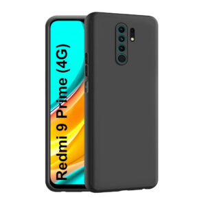 XIAOMI REDMI 9 PRIME Black Silicon Case - Image 1