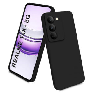 REALME 14X 5G Black Silicon Case - Image 1