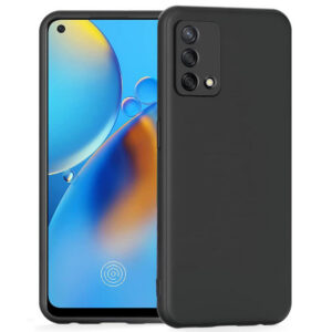 OPPO F19, OPPO F19S, OPPO A74 4G Black Silicon Case - Image 1