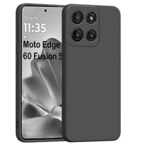 MOTOROLA EDGE 60 FUSION Black Silicon Case - Image 1