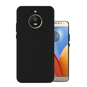 MOTOROLA E4 Black Silicon Case - Image 1