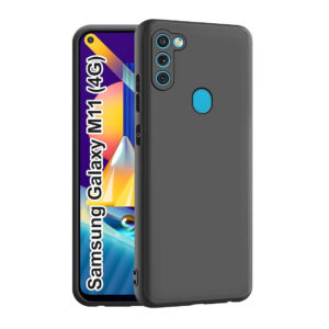 SAMSUNG GALAXY M11 Black Silicon Case - Image 1