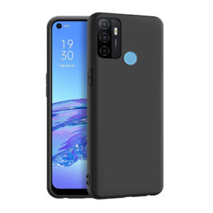 OPPO A53, OPPO A33 Black Silicon Case - Image 1